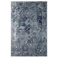 TEPPICH Heris Deep Blue 140/200 cm - Blau, Textil (140/200cm) - Lola&Moi
