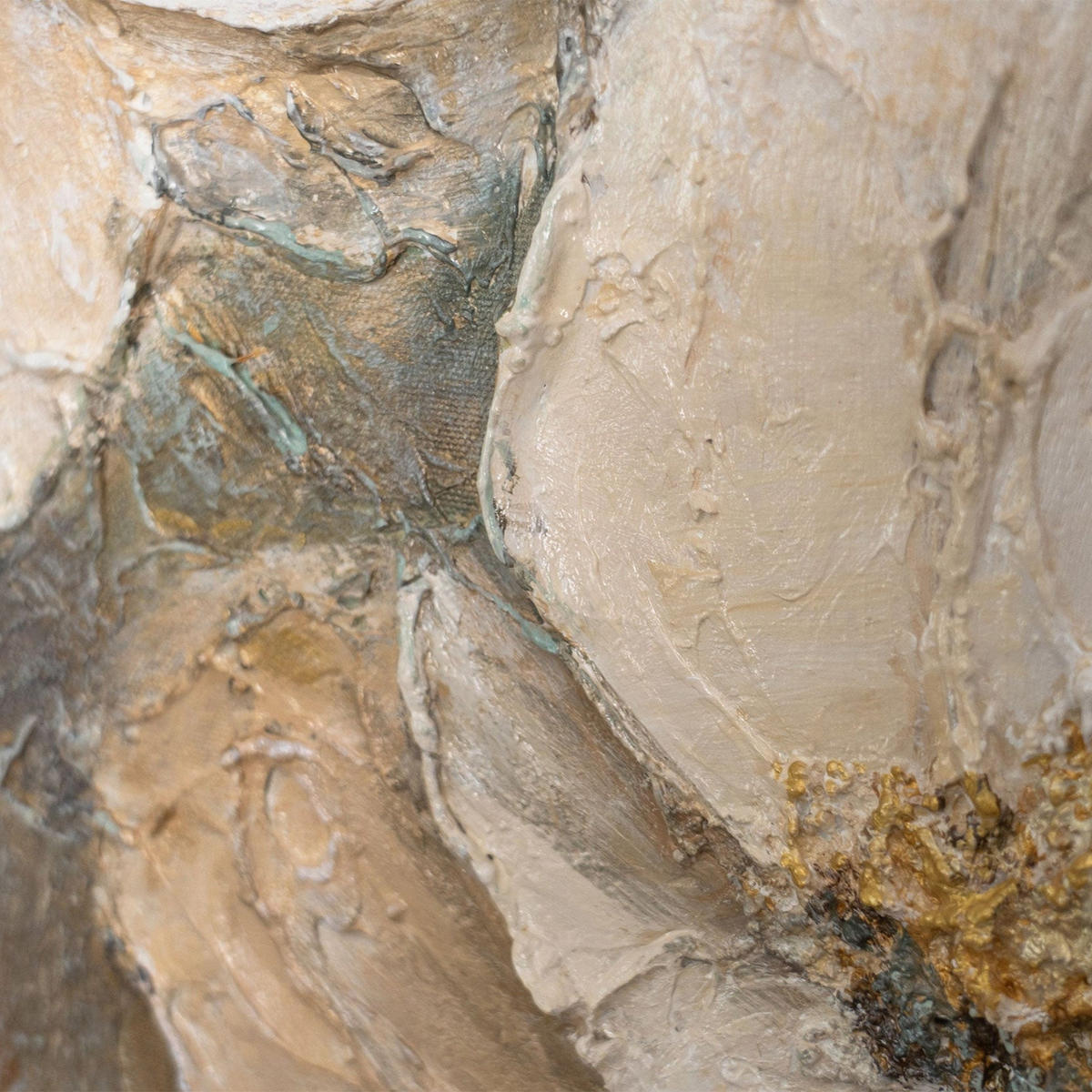 GEMÄLDE Schleier der Zärtlichkeit Schattenfugenrahmen Beige 120x80 cm - Beige, Holz (120/80cm) - YS-art gallery