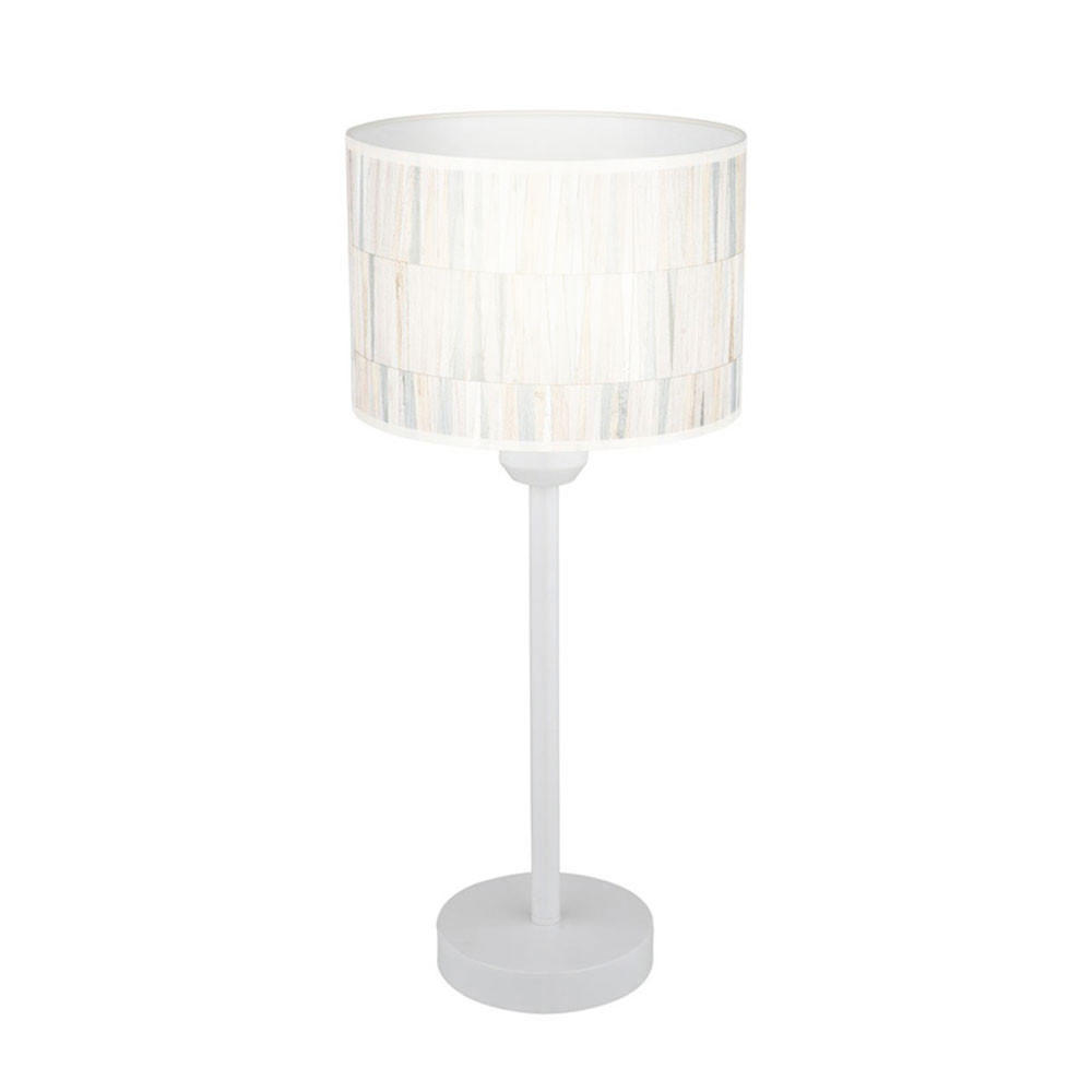 TISCHLEUCHTE Metall Tapete Weiß Multicolor - Weiß, Metall (30/30/45cm)