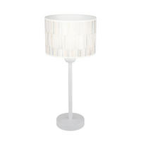 TISCHLEUCHTE Metall Tapete Weiß Multicolor - Weiß, Metall (30/30/45cm)