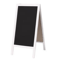 XL REKLAMNÍ TABULE Bílá - bílá, dřevo (50/100/57cm) - MCW