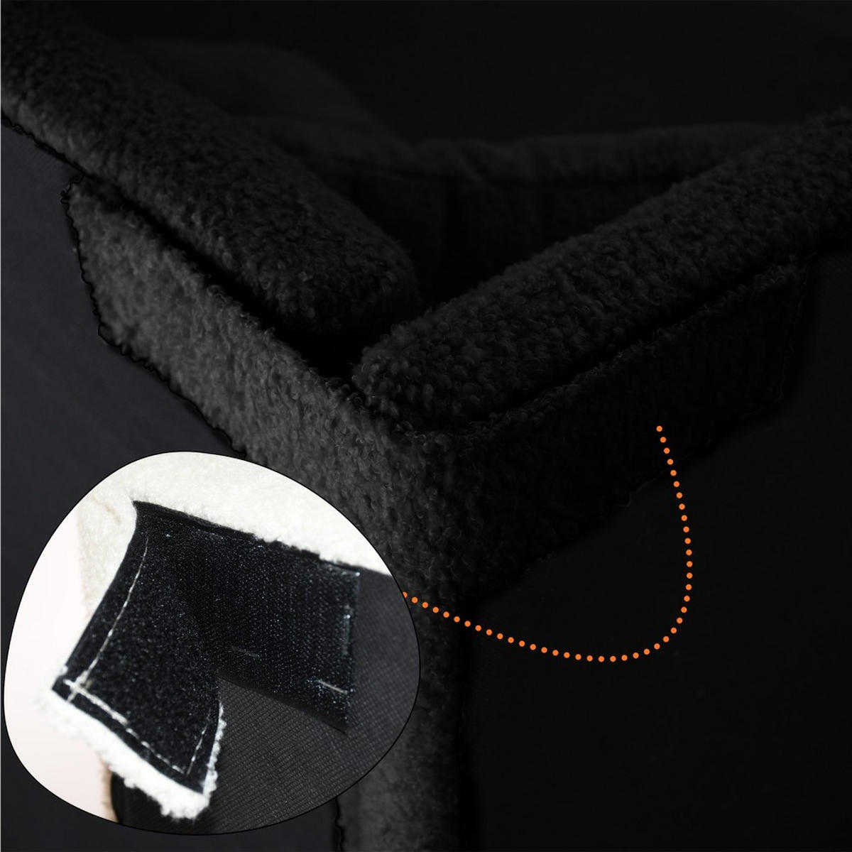 SCHLAFSOFA Rafi, Eckbett mit Bettkasten, 90x200 cm, Schwarz - Schwarz, Textil (209/94/102cm) - Beautysofa