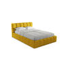 POLSTERBETT mit Bettkasten und Lattenrost 160x228 Gelb - Currygelb/Gelb, Kunststoff/Textil (140/200cm) - Makamii