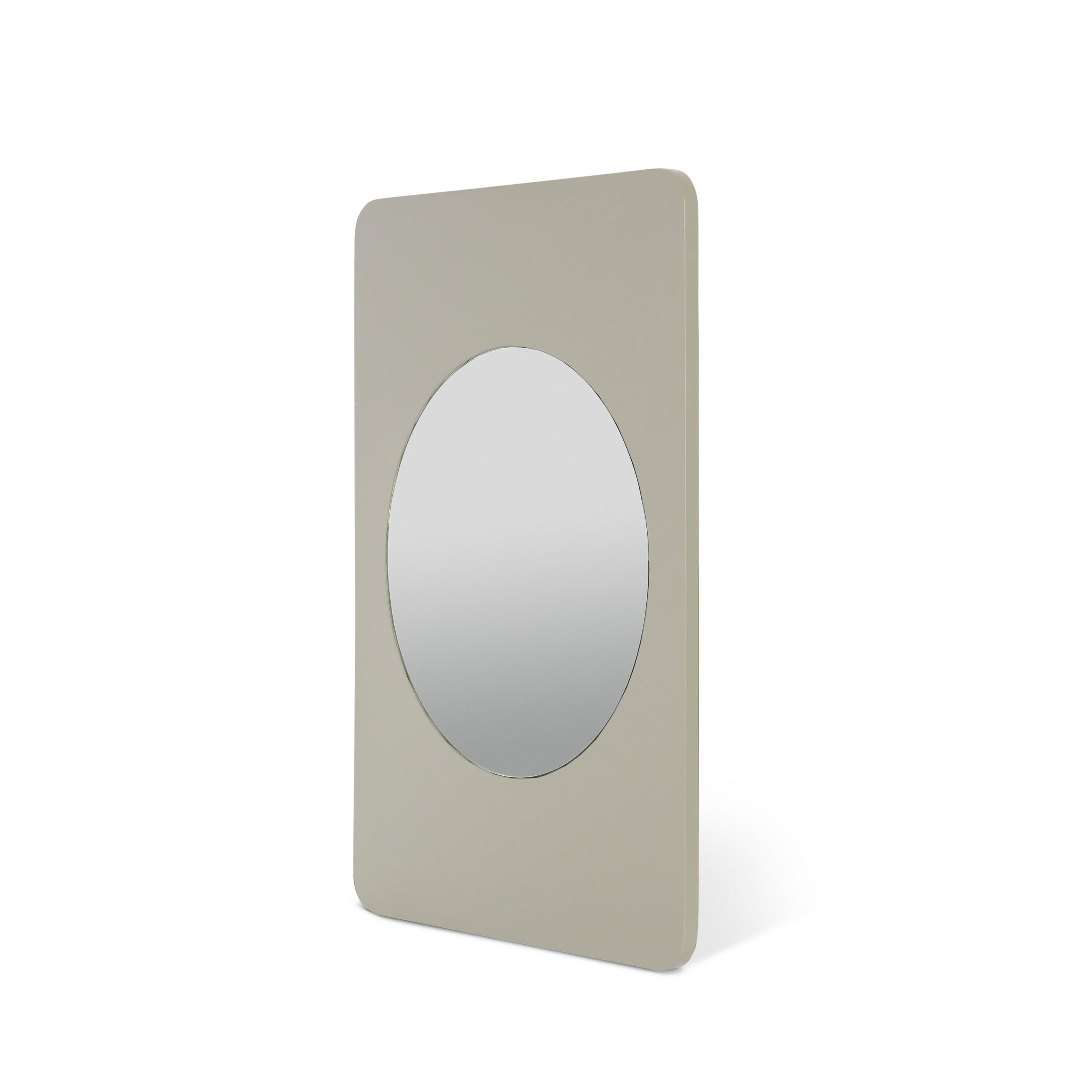 SPIEGEL aus MDF 70/50 cm Taupe MILOS - Taupe, Holzwerkstoff (50/70/1cm) - RNT By Really Nice Things