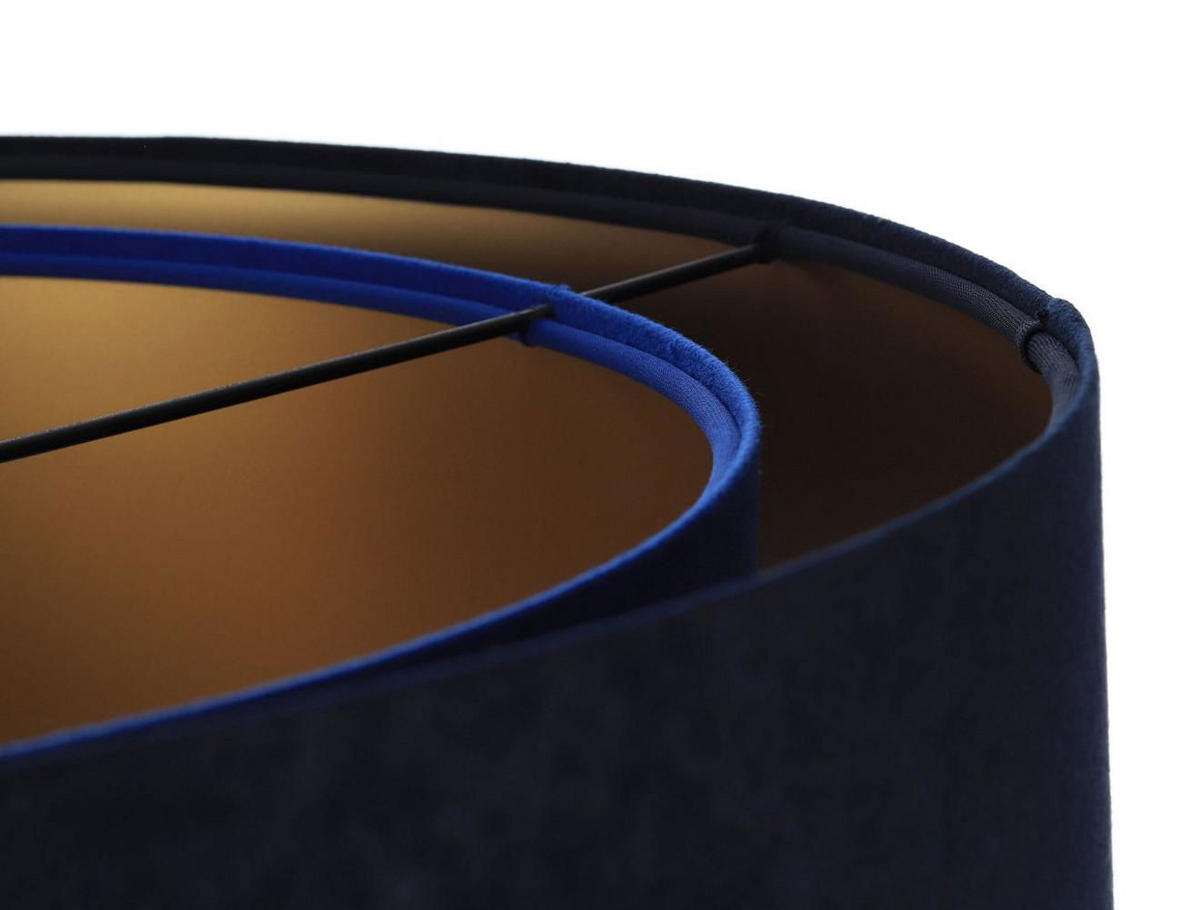HÄNGELEUCHTE Blau 50/23 cm - Blau, Kunststoff (50/1/23cm) - ONZENO