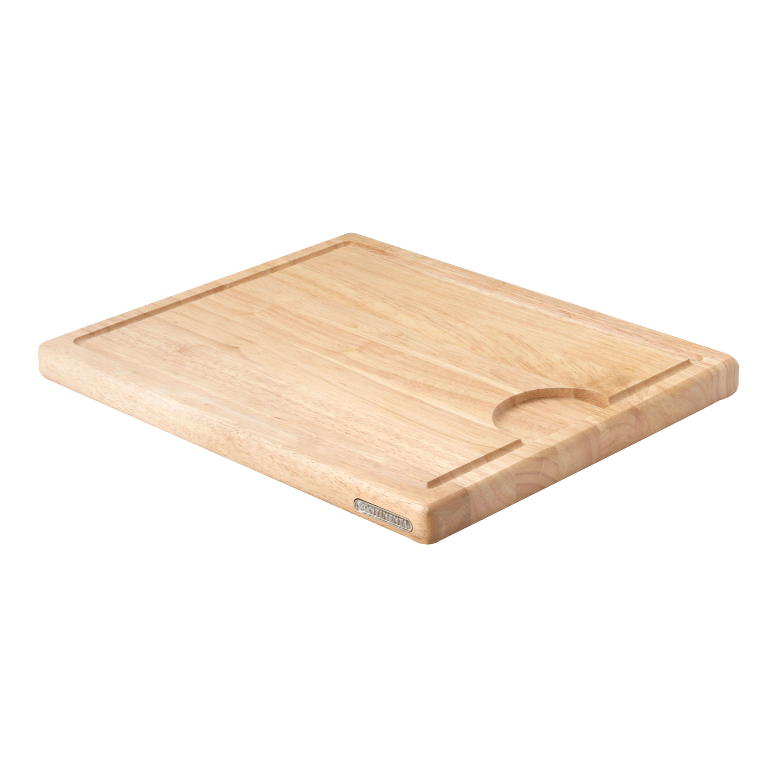 TRANCHIERBRETT, Gummibaumholz, 37 x 29 cm - Braun, Holz (37/29cm) - Continenta