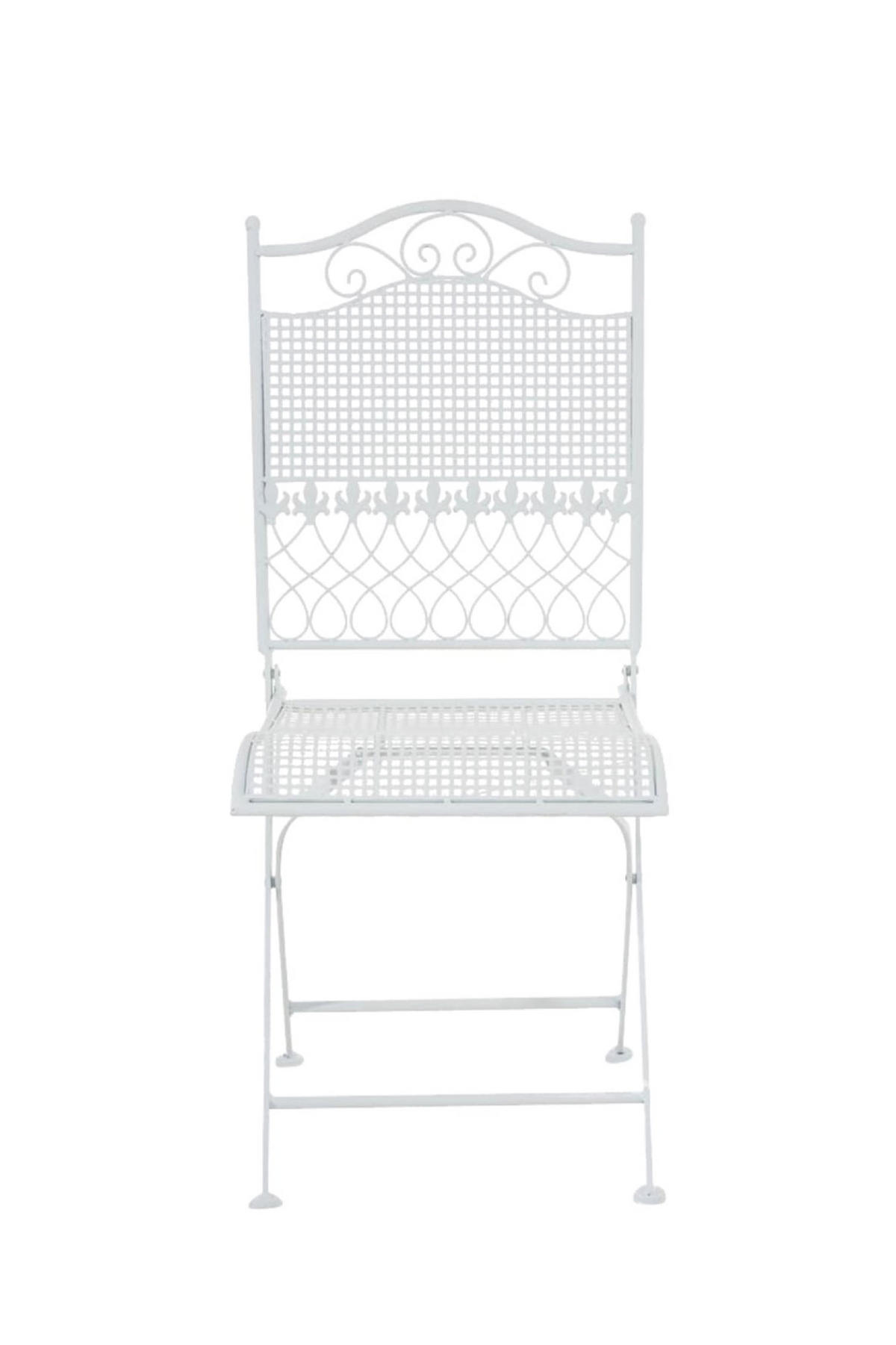 GARTENSTÜHLE Kirstin - 2er Set - weiß - Weiß, Metall (41/50/91cm) - TPFGarden
