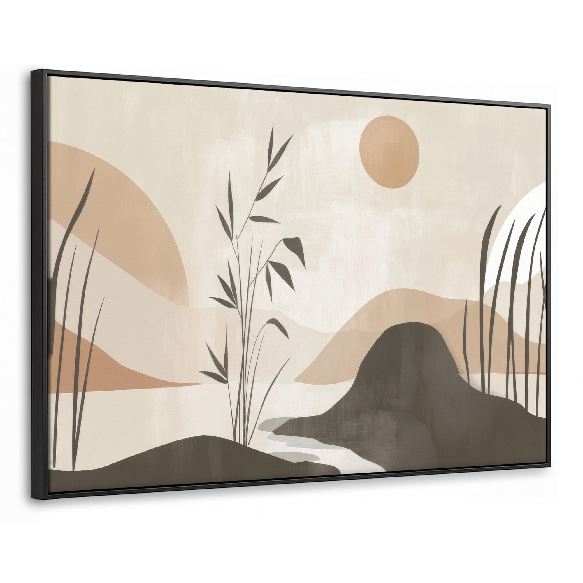 MuchoWow Leinwand Cognac 140x90 cm