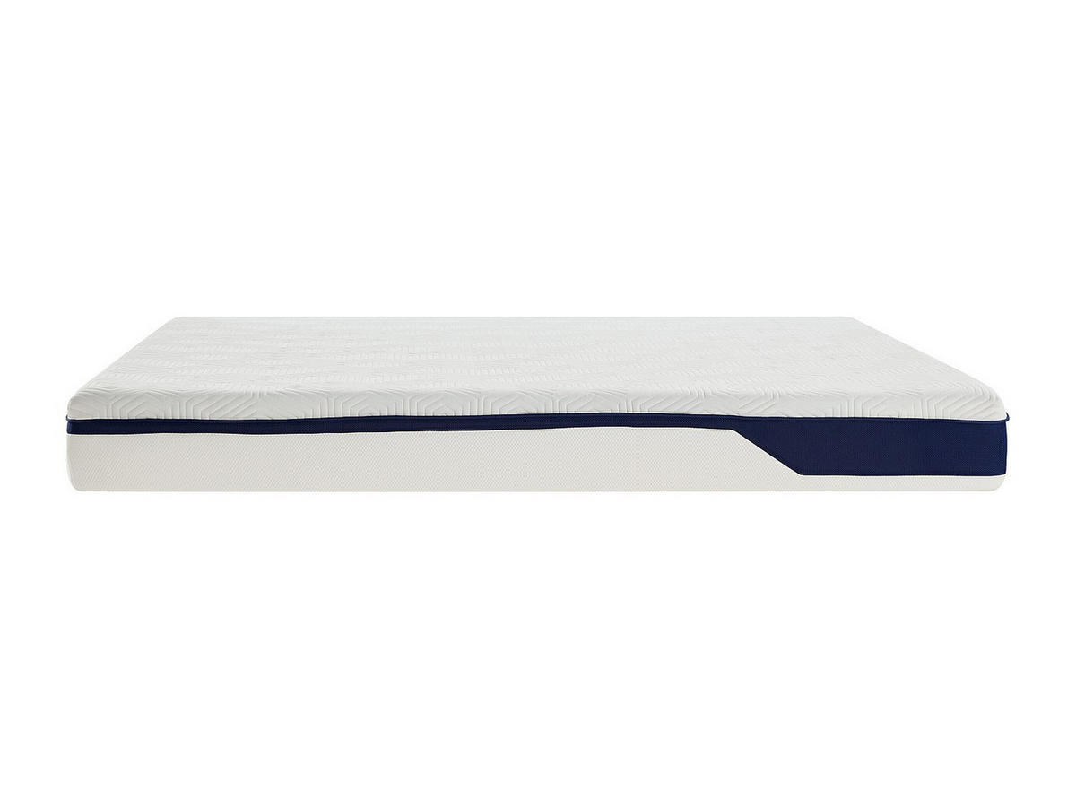 STANDARDMATRATZE - 2 Personen - stoff - weiß Fagani - Weiß, Textil (160/200cm) - Vente-Unique