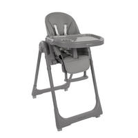 HOCHSTUHL Pastello 2 grau klappbar höhenverstellbar Ablagefach Räder - Grau, Metall (55/99/76cm) - Kikka boo