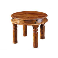 COUCHTISCH rund Akazie 60x60x45 honig lackiert OXFORD #0329 - Braun, Holzwerkstoff (60/60/45cm) - Massivmoebel24