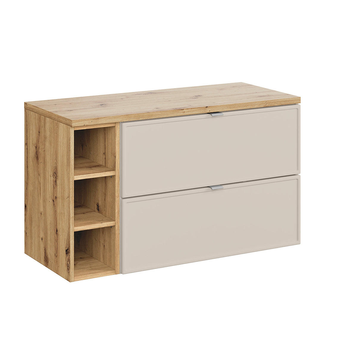 SKRINKA POD UMÝVADLO 100.6cm Alba Kašmír - béžová, kompozitné drevo (100.6/59/46cm) - Petits-meubles