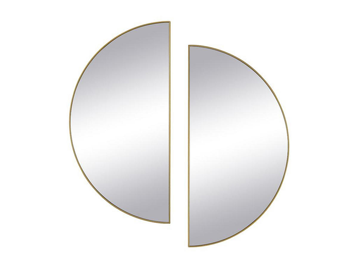 WANDSPIEGEL - 50cm x 1cm - Metall - goldfarben - GAVRA - Goldfarben, Metall (50/100/1cm) - Vente-Unique