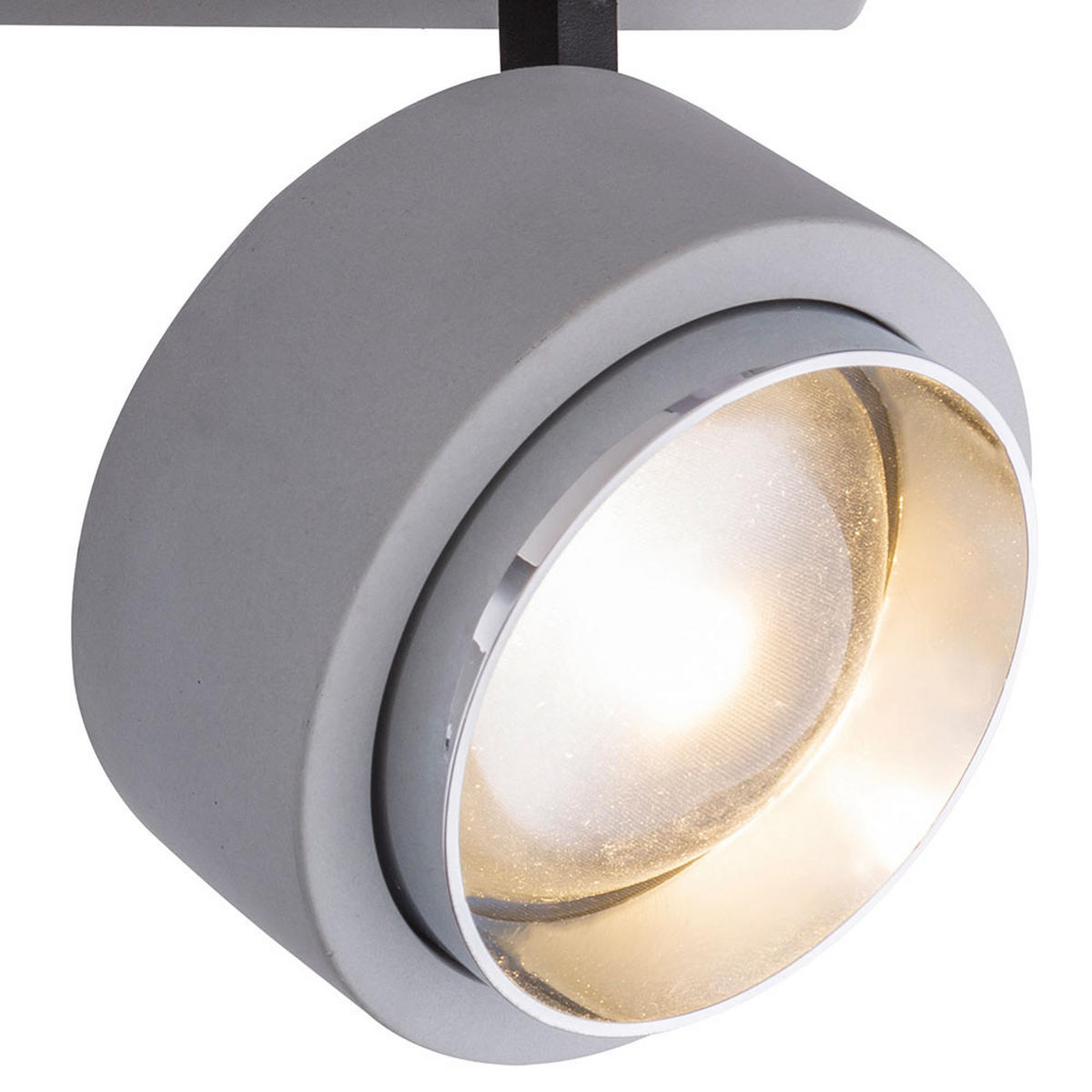 LED DECKENLEUCHTE TIMO Grau Beton - Grau, Metall (24/9.7/15cm) - Globo Lighting
