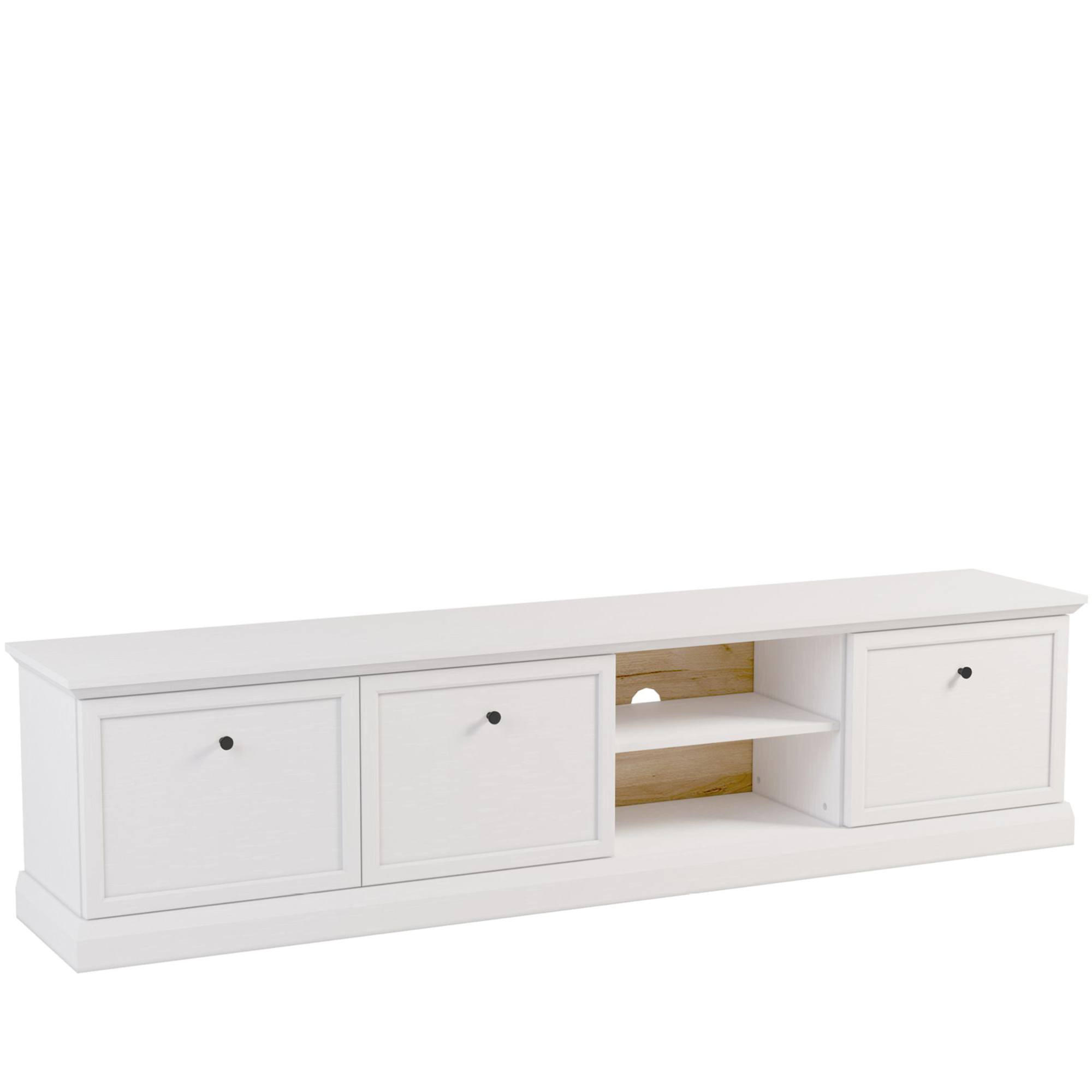 TV-LOWBOARD KATRIA - Weiß, Holzwerkstoff (206/51/40cm) - KONSIMO®