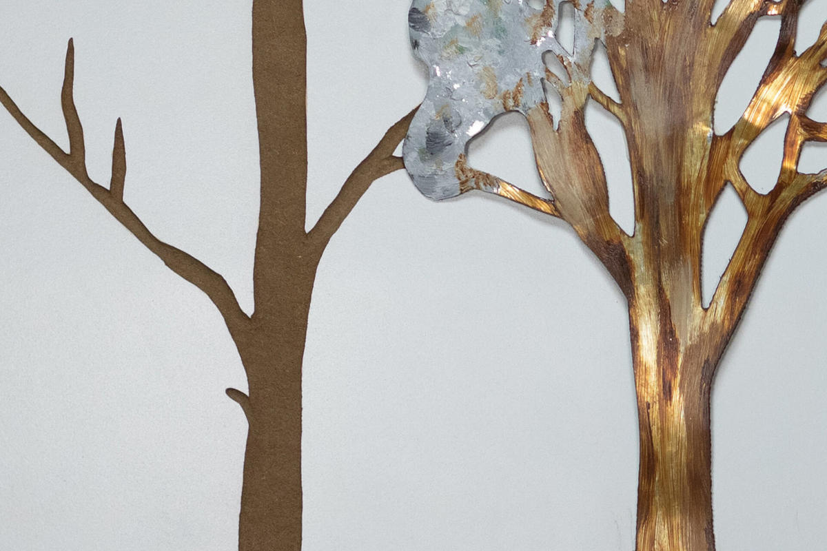 HOLZBILD Braun 120/40 cm - Braun, Holz (3.57/40cm) - KUNSTLOFT