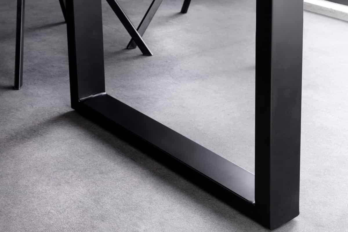 ESSTISCH MAMMUT Akazie 200cm - Schwarz/Braun, Holz/Metall (100/200/76cm) - riess-ambiente