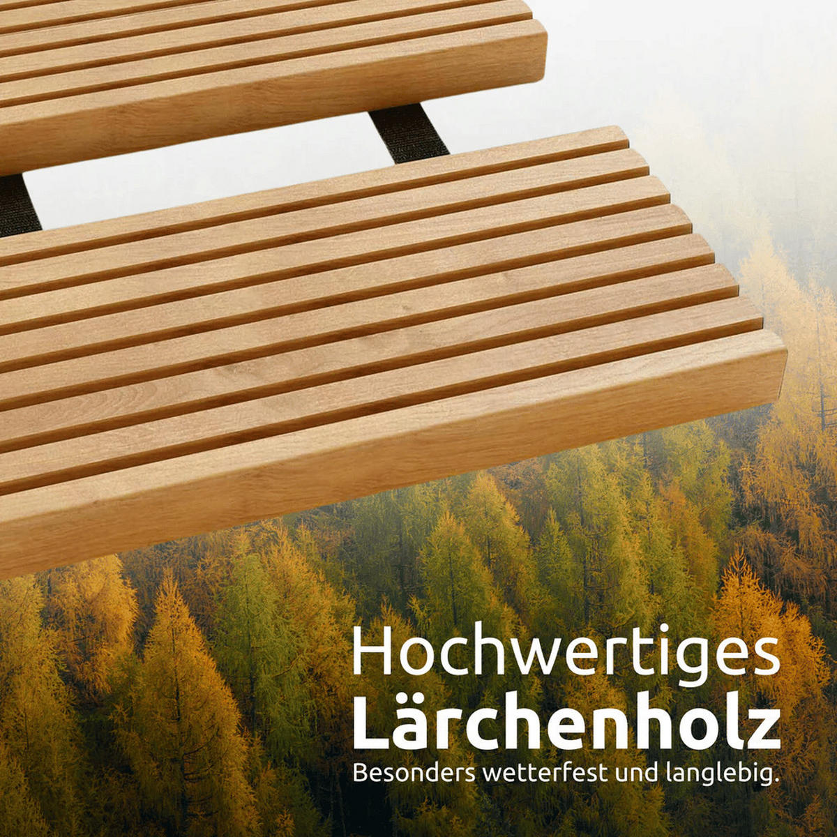 ROLLWEG Garten Holz THEO 25cm Breit Gartenweg Ausrollen - Braun, Holz (250/25/2.7cm) - DELUKE