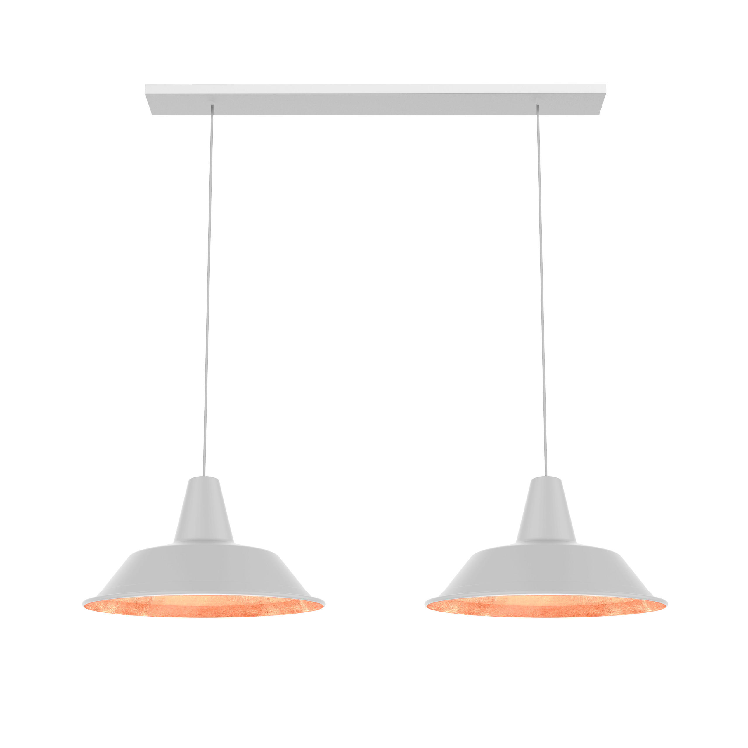 Lumicom Hängeleuchte Kupfer 70x120x35 cm
