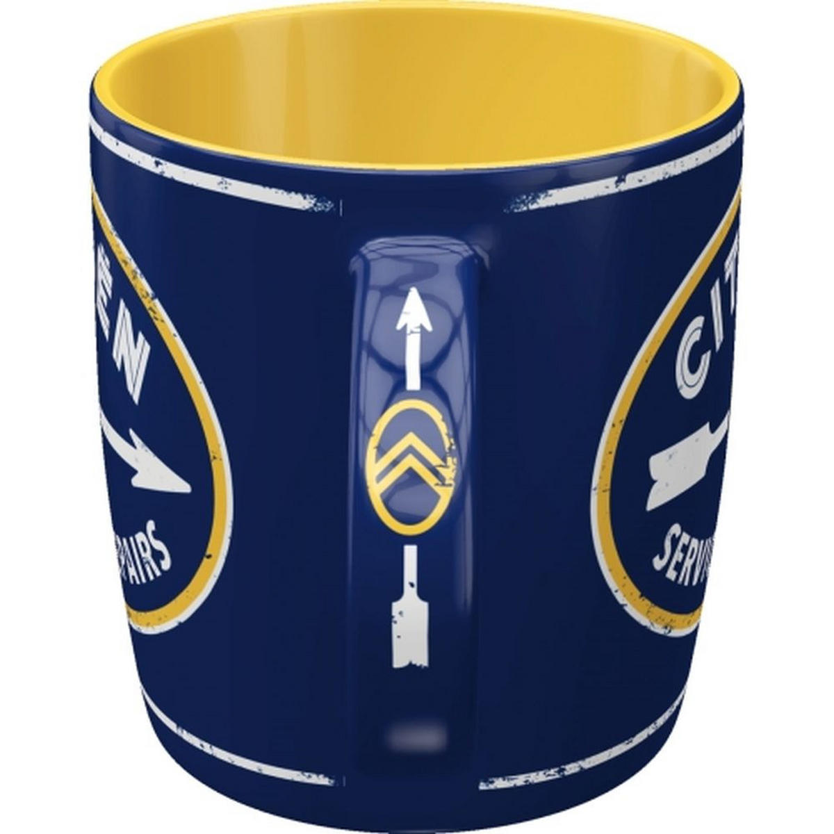 KAFFEETASSE 330 ml Citroen Service & Repairs - Multicolor, Keramik (0.33L) - Nostalgic-Art