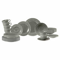 KOMBISERVICE Beat Color Glaze Perlgrau - Grau, Keramik (1/1/1cm) - Seltmann Weiden