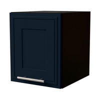 KLAPPHÄNGESCHRANK Salo W4B/30 Schwarz / Indigo Matt 30 / 32,5 / 36cm - Schwarz/Dunkelblau, Holz/Holzwerkstoff (30/36/32.5cm) - Feldmann-Wohnen