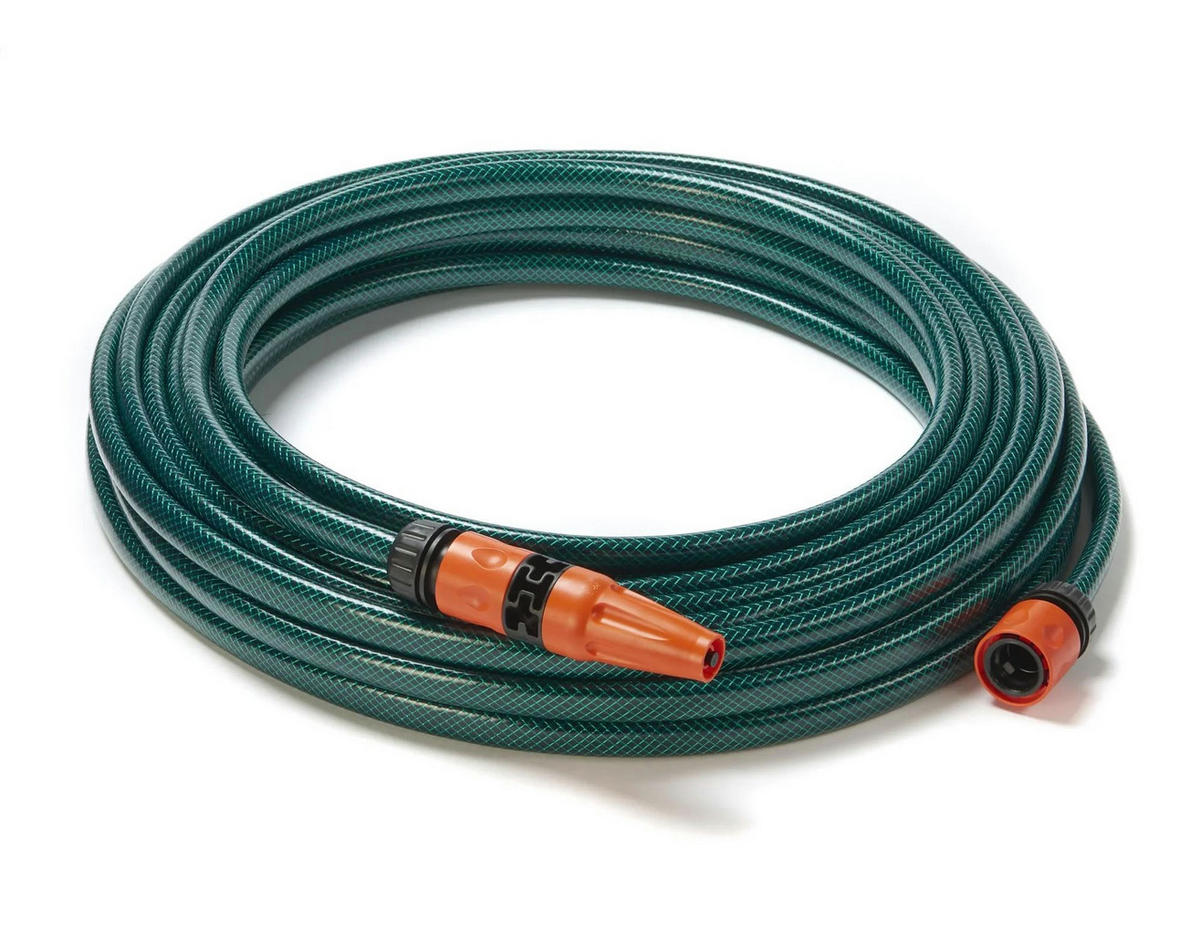 GARTENSCHLAUCH 20 m, 1/2 Zoll, mit Spritze - Grün, Kunststoff (28cm) - Westfalia