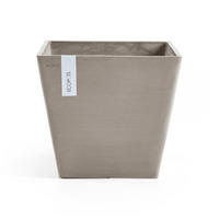 BLUMENTOPF Rotterdam 29,5/29,5/26,4 cm Taupe - Taupe, Kunststoff (29.5/26.4cm) - Ecopots