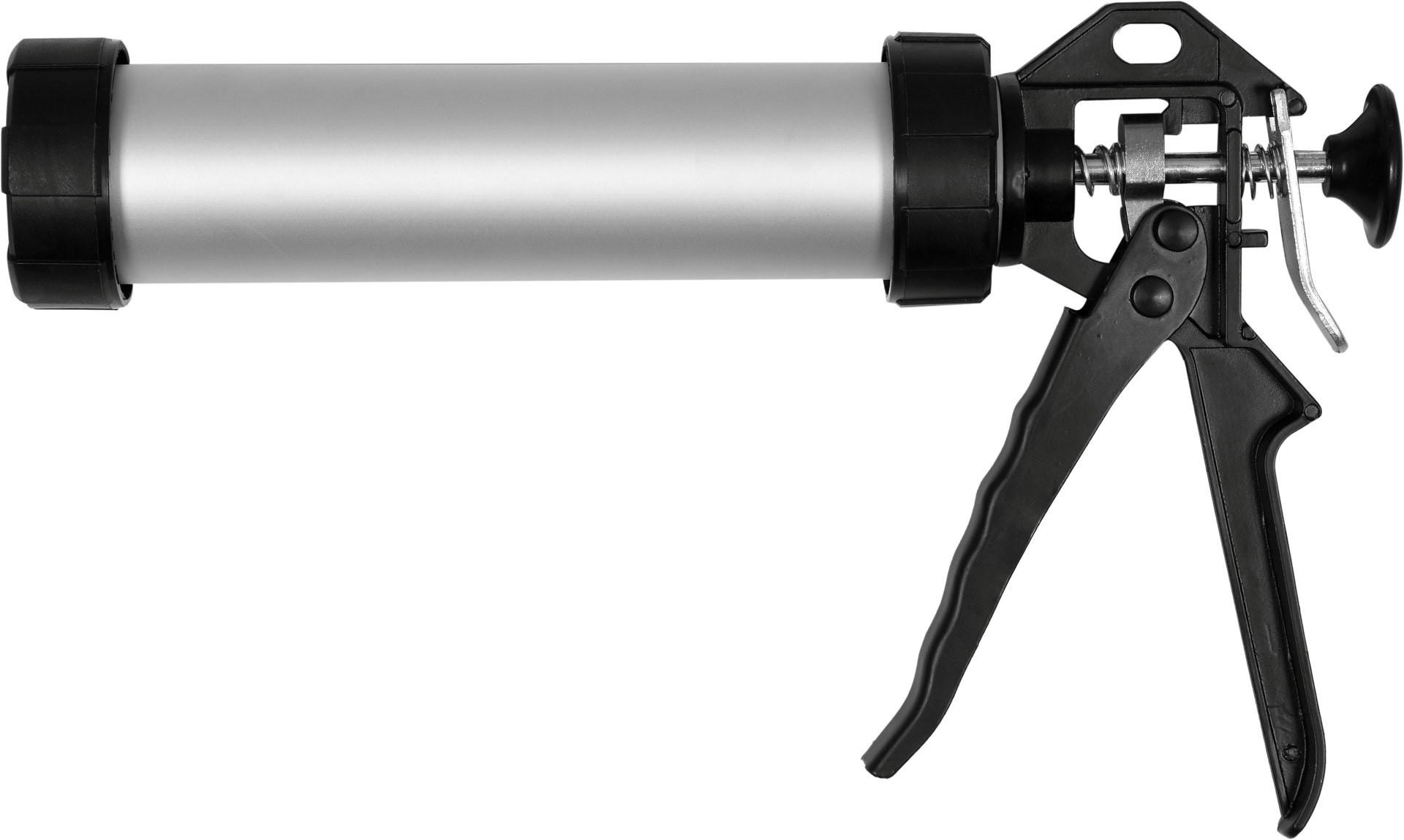 AUSPRESSPISTOLE geschlossene Form 310ml Kartuschenpistole - Grau, Metall (23/5/10cm) - TRIZERATOP