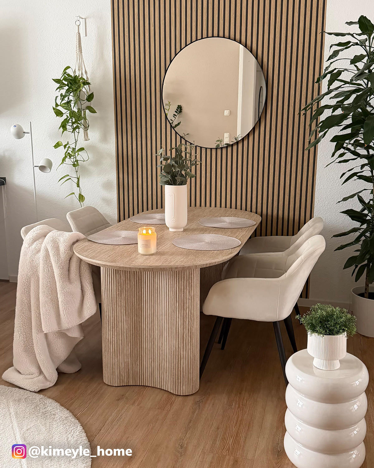 ESSTISCH - oval - Travertin Stein Dekor - Beige, Holzwerkstoff (90/180/75cm) - home24