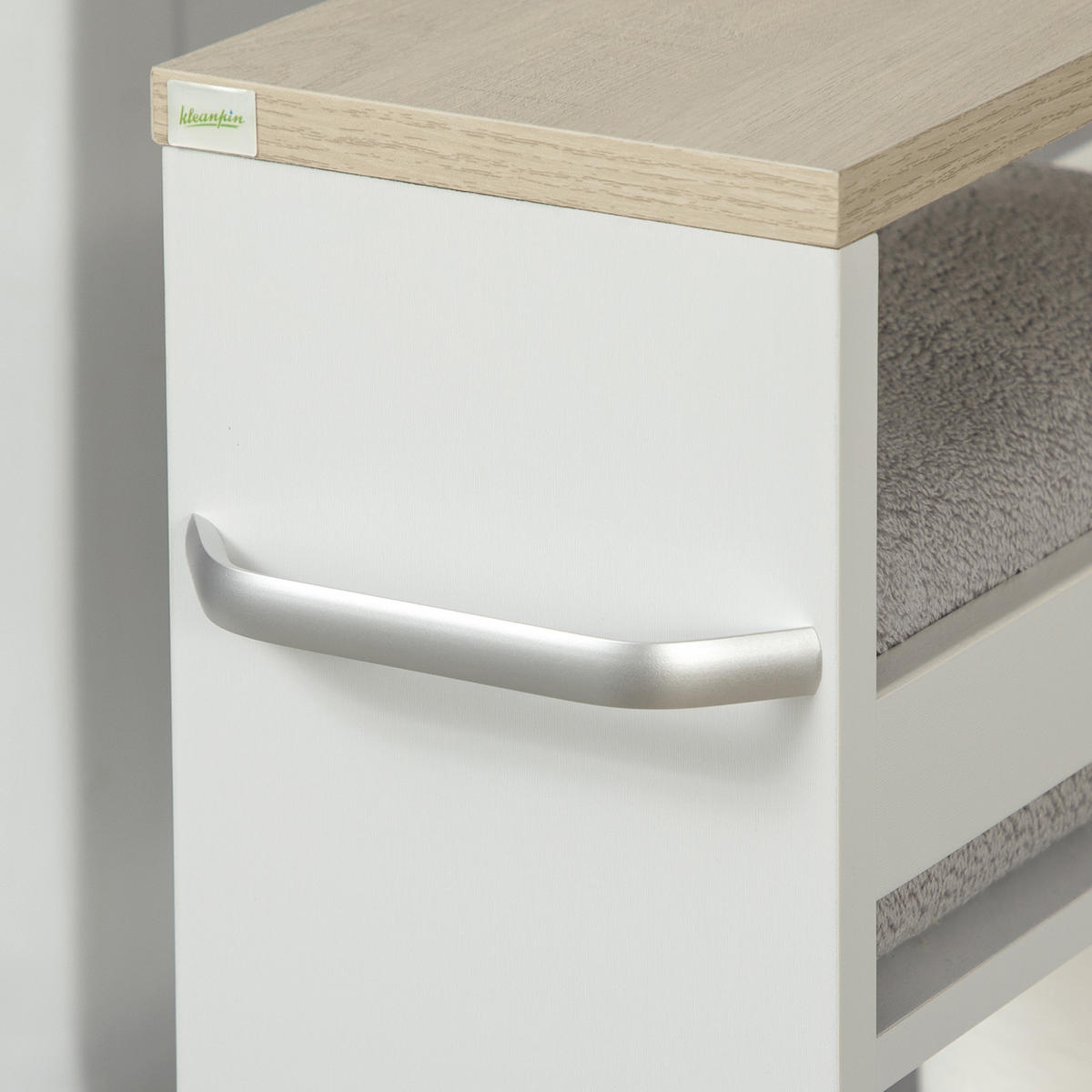 SERVIERWAGEN DE-12354 mit rollen 3 Ebenen 48/15/80 cm Weiß - Weiß, Holzwerkstoff (15/80/48cm) - ComfortXL