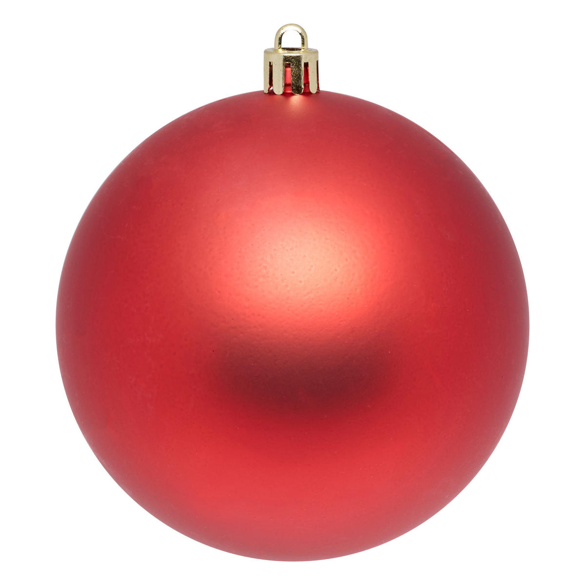 CHRISTBAUMKUGELN 10 cm 4er-Set - Rot, Kunststoff (10/10/10cm) - Atmosphera Createur d´interieur