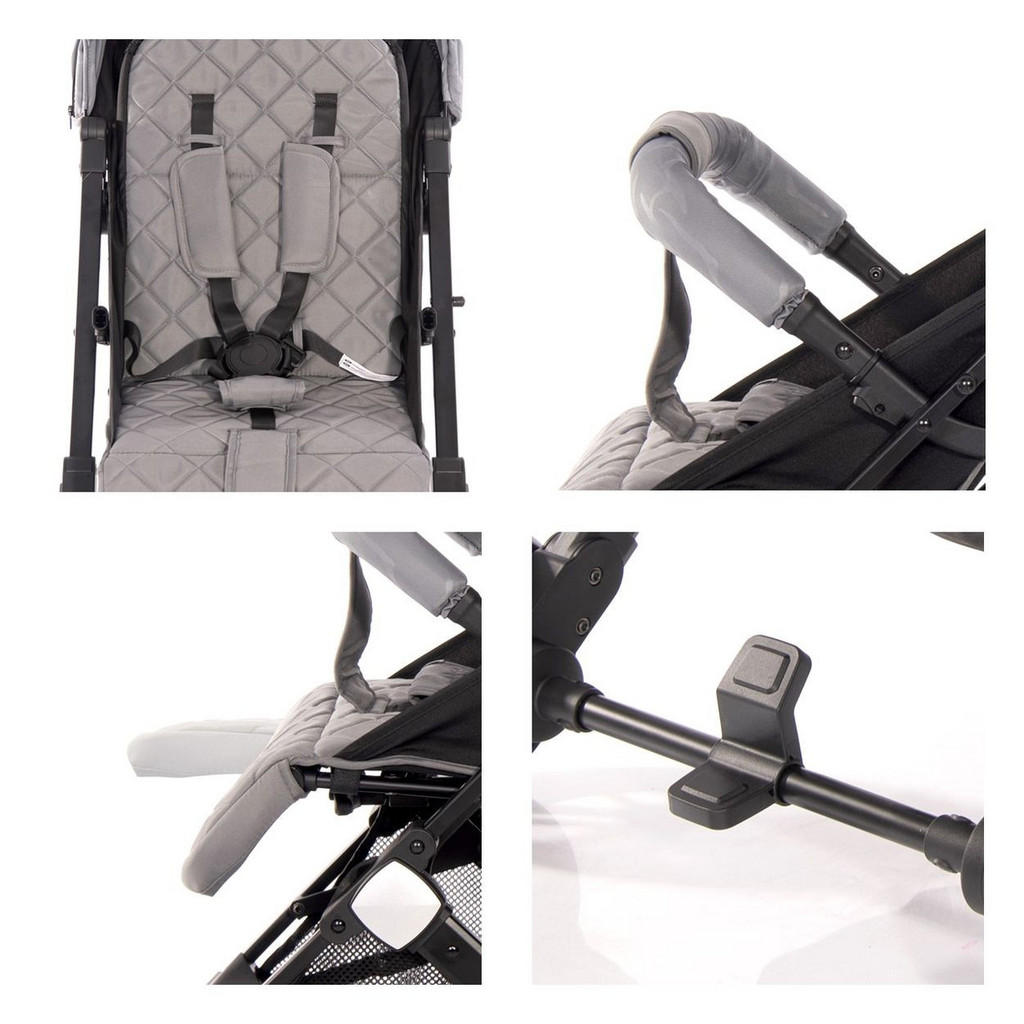 Thumbnail - Lorelli Kinderwagen, Grau, Metall, 51x107x85 cm, kinder, unisex, Baby on Tour, Kinderwagen, Buggys