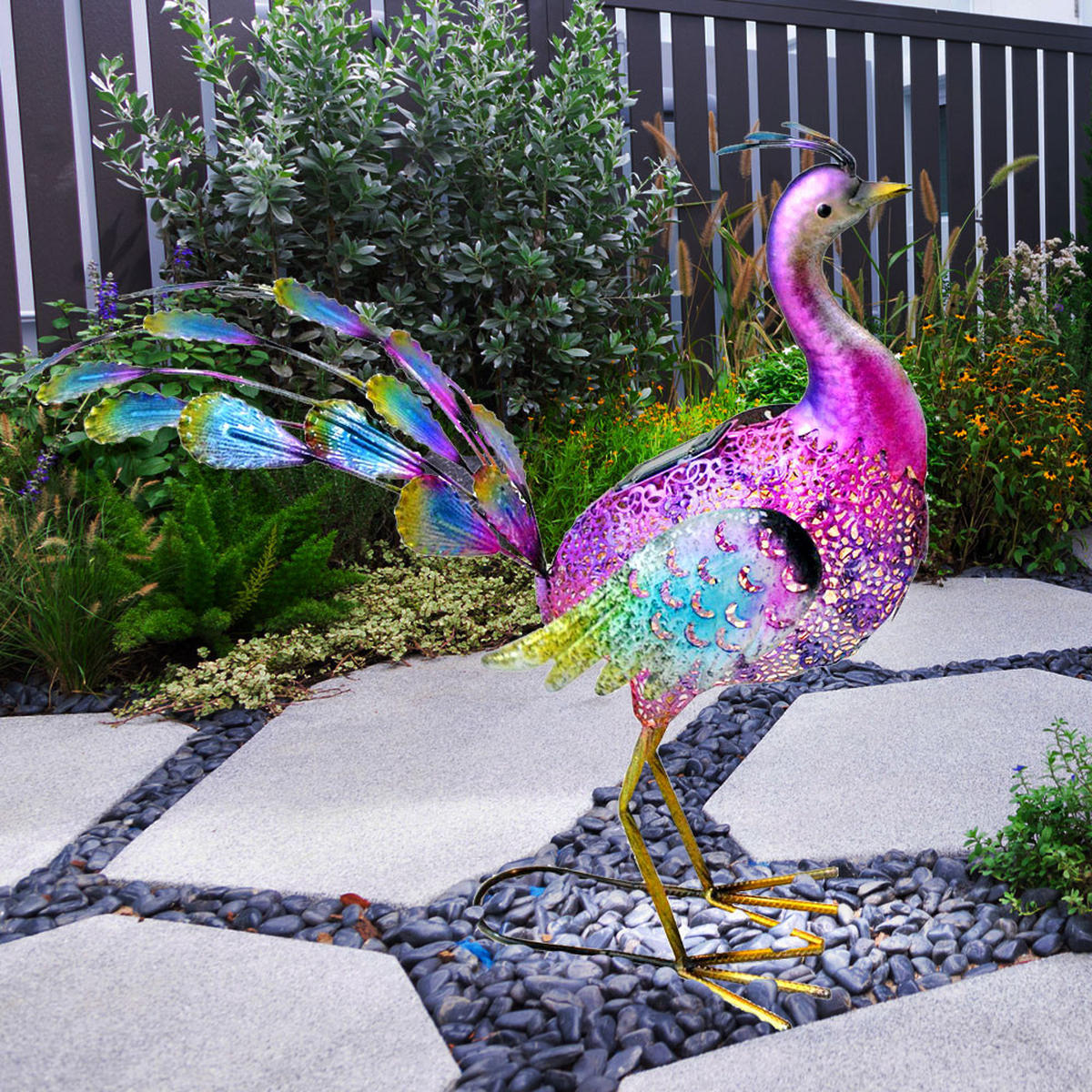 LED AUSSENLEUCHTE VERA bunt - Multicolor, Metall (62/32/55cm)