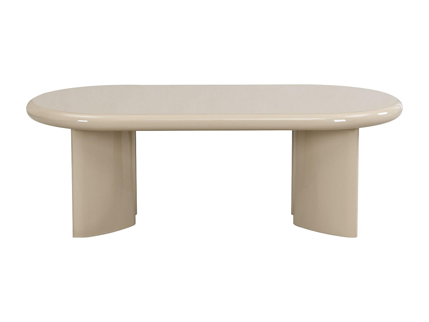 COUCHTISCH - 120 cm x 60 cm - holz - beige Tabemi - Beige, Holz (60/120/40cm) - Vente-Unique