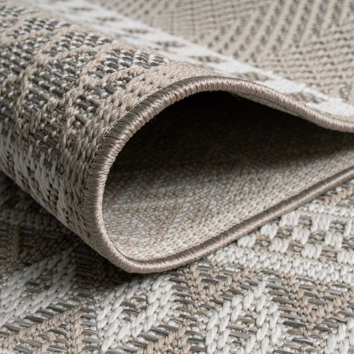 OUTDOORTEPPICH 80/150 cm Vermont 183 - Beige, Kunststoff (80/150cm) - Paco Home