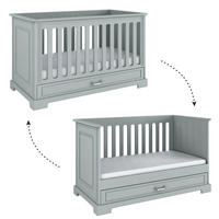 GITTERBETT 70/140 Grau - Grau, Holzwerkstoff (70/140cm) - Petits-meubles