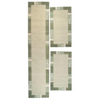 HANDTUFTTEPPICH Royal Ganges 70x620 cm - Grün, Textil (70/620cm) - THEKO