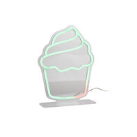 NEON Light Colour Changing Cupcake 2/21/29 cm - Multicolor, Kunststoff (2/21/29cm) - Leitmotiv