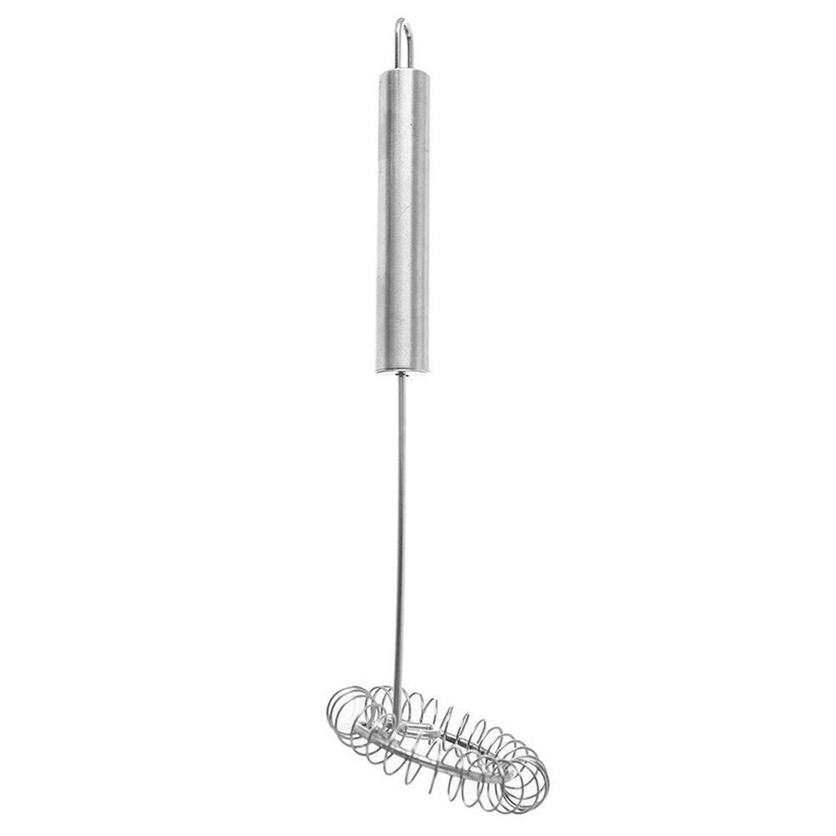 SPIRAL-SCHNEEBESEN Stahl 26 cm - Silberfarben, Metall (26cm) - Orion 