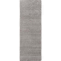WOLLTEPPICH-LÄUFER Bent Grau 70x200 cm - Grau, Textil (70/200cm) - benuta Nest