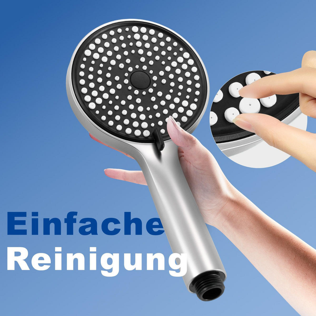 HANDBRAUSE BRAUNSCHWEIG Ⅲ 22/2/13 cm - Silberfarben, Metall (15/13/22cm) - Nettlife