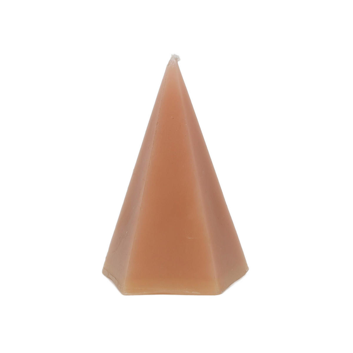 DEKO-KERZE pyramidenförmig Arty 7,4/7,4/12 cm - Rosa, Paraffin (7.4/12/7.4cm) - Homea