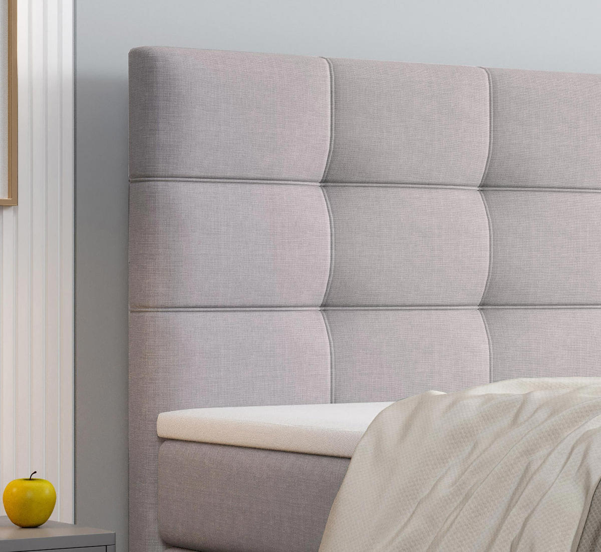 BOXBETT PALMA 160x200 cm mit Matratze und Topper - Rosa - Rosa, Holz (160/200cm) - MASSENO