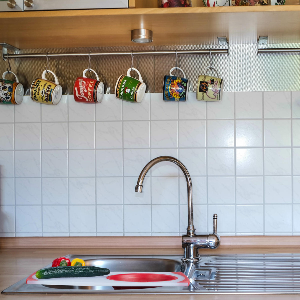 SCHNEIDEBRETT - Multicolor, Kunststoff (50/29cm) - Relaxdays