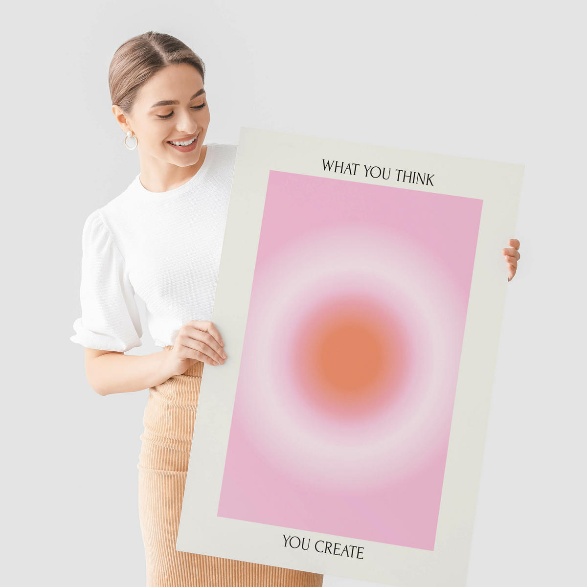 PLAKÁT Sada Aura Afirmace Citáty 4x A3 30x42 cm - různobarevná, papír (30/42/42cm) - Muralo
