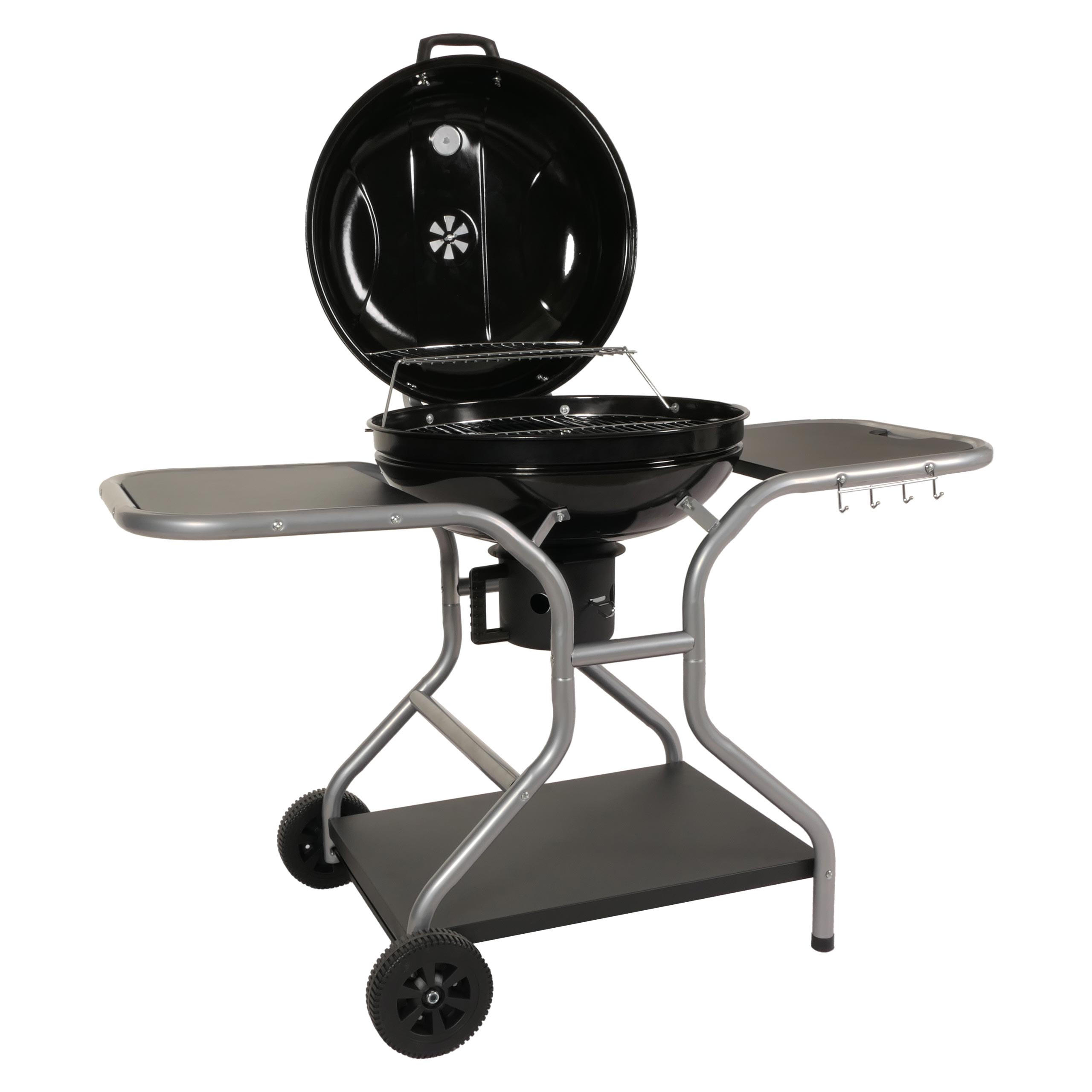 GRILLWAGEN Schwarz - Schwarz, Metall (131/143/66cm) - MCW