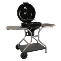 GRILLWAGEN Schwarz - Schwarz, Metall (131/143/66cm) - MCW