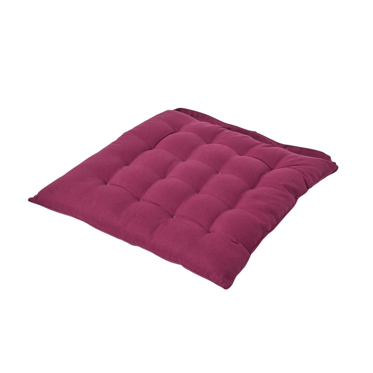STUHLKISSEN weinrot 40/40/6,5 cm - Weinrot, Textil (40/40/6.5cm) - Homescapes