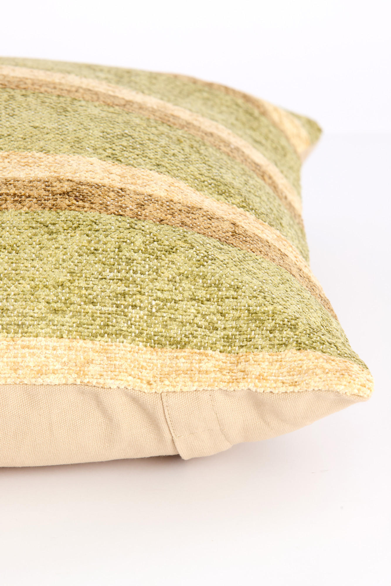 DEKOKISSEN Minca Grün 45/45/10 cm - Grün, Textil (45/45cm) - Light & Living